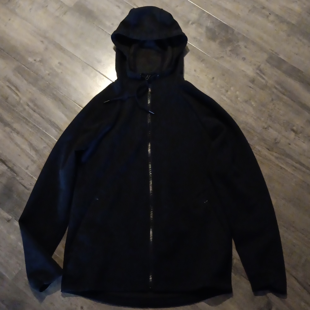Black zip-up jacket